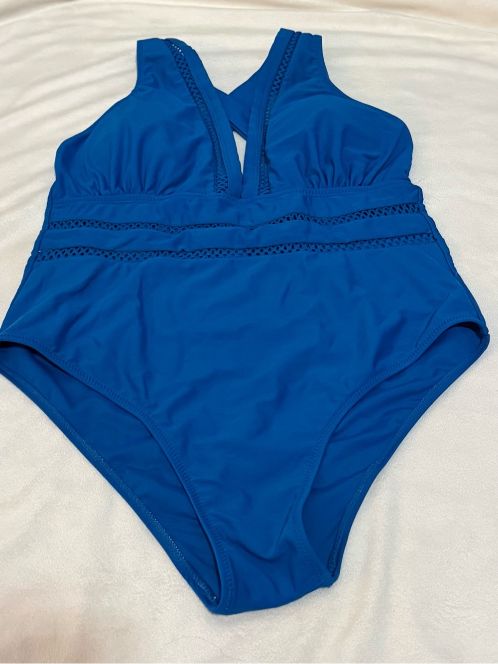 Bold Royal Blue One-Piece Swimsuit